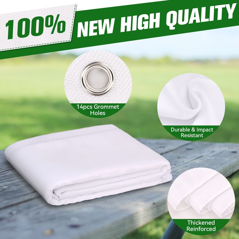 Aikeec Golf Simulator Impact Screen: 7mm Thickened Ultra-Clear Hitting Screen