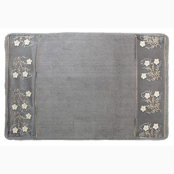 Popular Bath 958362 Bloomfield, Bath Rug, Grey