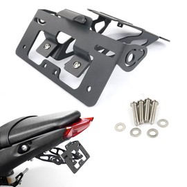 Xitomer Fender Eliminator Fit for 2023 MT-09 MT09 2021 2022 MT-09 SP, License Plate Holder Fender Tail Tidy with Light, Compatible with OEM Aftermarket Turn Signal