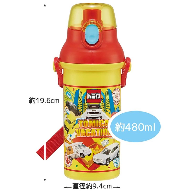 Skater PSB5SANAG-A Tomica 24 Water Bottle, 16.2 fl oz (480