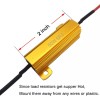 RYCK 4x 50W Load Resistors Fix LED Bulb Fast Hyper