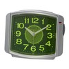RHYTHM 8RE644SR19 Alarm Clock, Analog, Electronic Alarm, Light, Automatic, Continuous