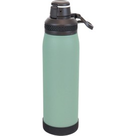Wahei Freiz Fortec RH-1833 Direct Drinking Bottle, Carrying Bottle, 33.8 fl oz (1 L), Green, Water Bottle with Handle, Sports, Gym, Vacuum Insulated, Cold Insulation