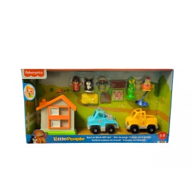 Fisher-Price Little people Hard at Work Gift Set New
