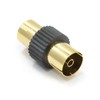 kenable RF TV Freeview Plug to Plug Black Aerial Lead