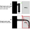 CableCreation 3.5mm Aux Cable 6FT/1.8M, 90 Degree 3.5mm Male to