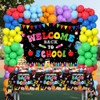 AIBIIN Back to School Balloons Garland Arch Kit 143Pcs Rainbow