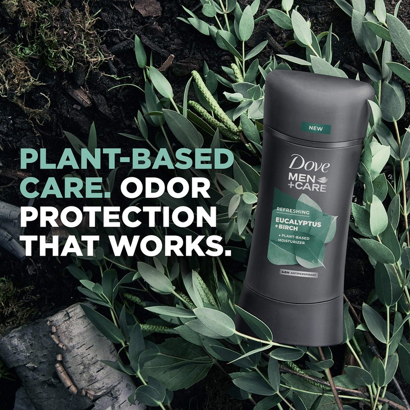 Dove Men+Care Antiperspirant Deodorant Antiperspirant Eucalyptus + Birch Natural Inspired