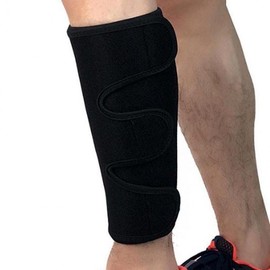 Men's Sports Shin, Knee, Leg, Ankle Support for Running, Soccer, Basketball, Fitness, Badminton Black