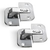 2 Pcs 343.90.710 Pie Cut Corner Hinge - 78 Degree