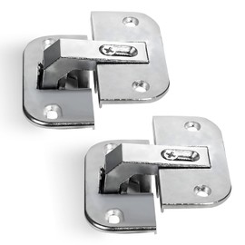 2 Pcs 343.90.710 Pie Cut Corner Hinge - 78 Degree Opening Angle Replacement for Mepla SSP 17, 19 and 21 Series Hinges for Corner Cabinets, Heavy Duty Adjustable Concealed Cabinet Door Hinge