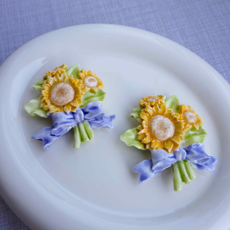 1 Pc Sunshine Sunflower Bouquet Fridge Magnet