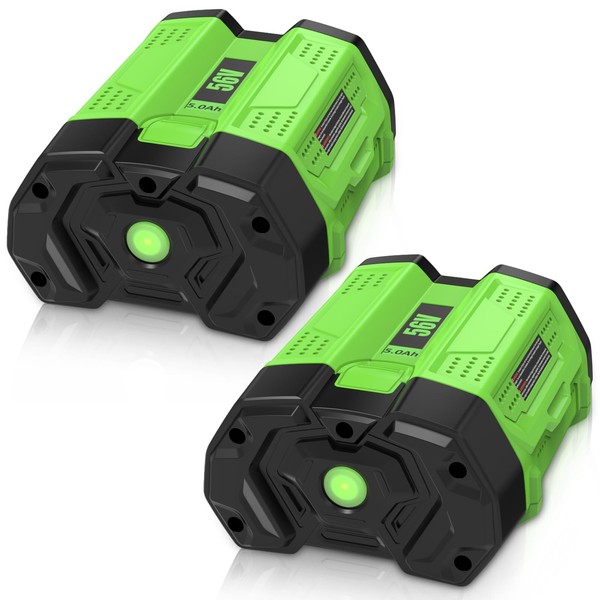 5000mAh Replacement for EGO 56V Battery Compatible with EGO 56