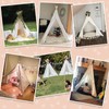 wilwolfer Kids Teepee Tent for Girls or Boys with Carry