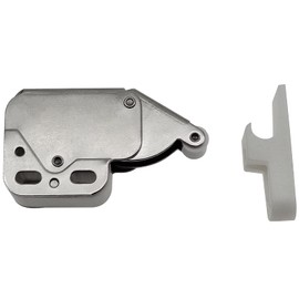 GWYAN 4 Pcs Automatic Spring Snap System Push-in Touch Locks Self-Locking Spring Buckle for Tip Latch Cabinet Door Furniture Safety Lock