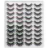 Dysilk 6D false eyelashes, dramatic reusable handmade thick eyelashes, natural