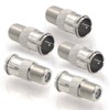 VCE Coaxial Cable Quick Connector, Quick Push On Male to