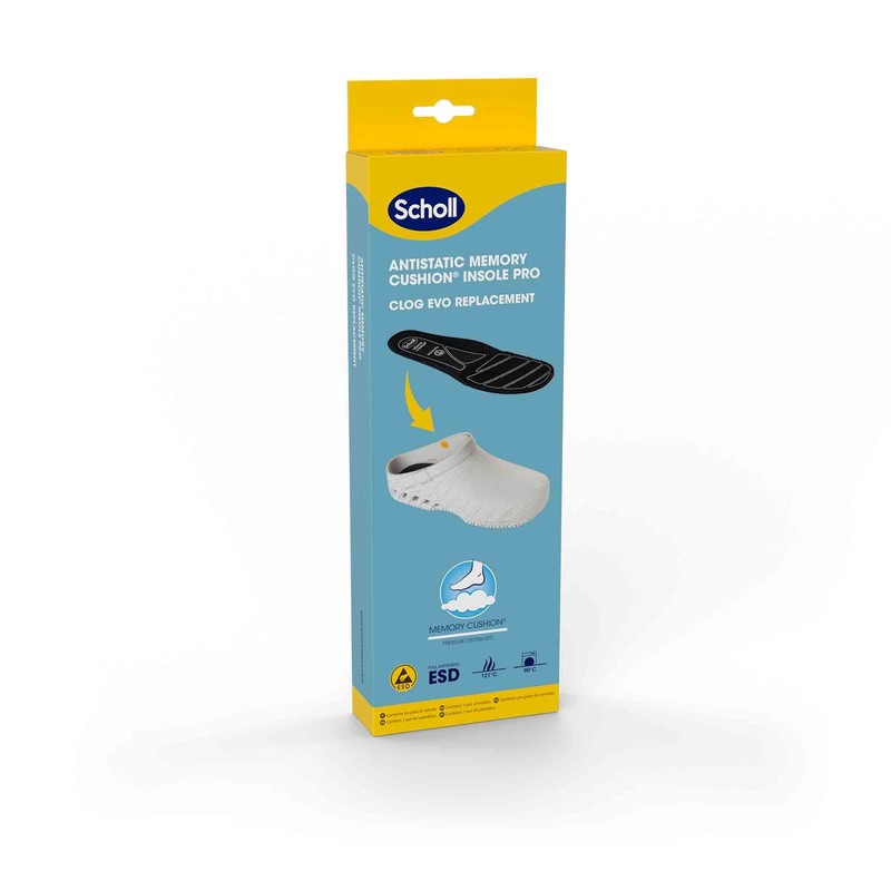 Scholl Solette Antistatiche Pro In Memory Cushion Per Clog Evo