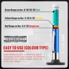 Tellegloww 50 Packs Tire Tread Depth Gauge Color Coded Tyre