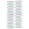 20pcs Metal Pen Clips Strong Clamping Force Rust Prevention Electroplating