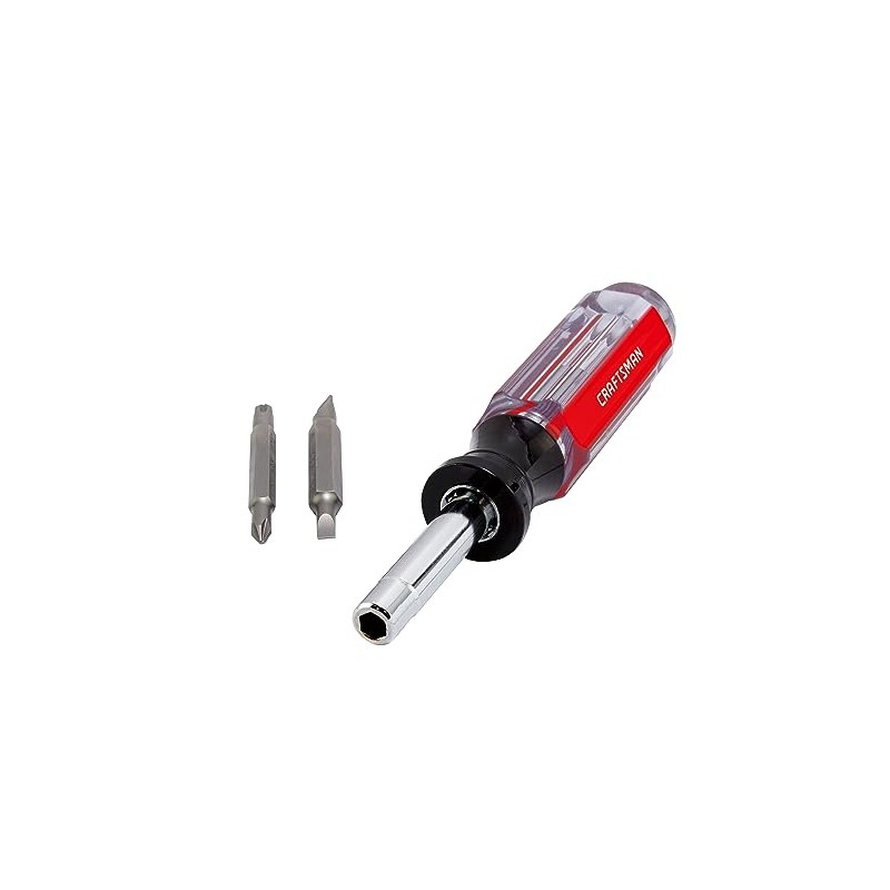 CRAFTSMAN Screwdriver Multi-Bit Set, 6 in 1, Acetate Handle (CMHT66052)