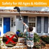 10.5FT Gutter Cleaning Tools from The Ground, Adjustable Rain Gutter