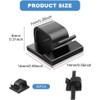 Clips Organizador de Cables Autoadhesivo,Soportes de Cable Adhesivos,para Gestión de