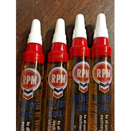 Standard Oil Company Chevron RPM Motor Oil Small Tube, Lot of 4, Standard Oil, All purpose Handy Oil