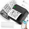 HuiJuKeJi Mini Thermal Inkless Printer,Smart Bluetooth Pocket Printer with 1