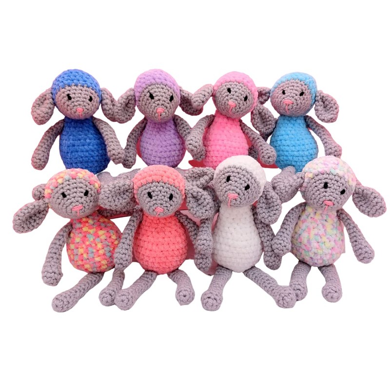 Lambs Crochet Pattern - Printed Pattern Booklet- Easter Lambs Amigurumi
