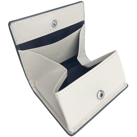 PHLOX Wallet Coin Pouch Button Type Box Type Coin Case Genuine Leather Pass Case Card Holder Bill Holder Brand Popular Men's Ladies' - green -