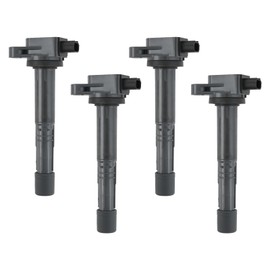DICMIC Set of 4 Ignition Coil Pack Compatible with Honda Accord CR-V Civic Crosstour Acura ILX L4 2.4L Replace# UF602, 5C1719, E1102, 52-2074, IC692, 30520-R40-007
