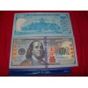 19 giant Chinese heaven hell  money notes. $100 bill Joss paper. 13.5 x 6.5 inch