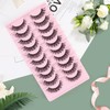 Poiuyoiu False Eyelashes 10 Pairs Russian Tape Eyelashes Natural Looking