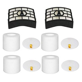 Eztronics Corp2 HEPA + 4 Foam Filters for Shark Rotator APEX DuoClean Powered Lift-Away Vacuum NV650, NV651, NV652, NV750, NV751, NV752, NV753, AX950, AX951, Vacuum Filter Replacement Part XFF650