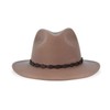 Tilley TWF1 Montana Wool Fedora Hat (Taupe, 7 3/8)