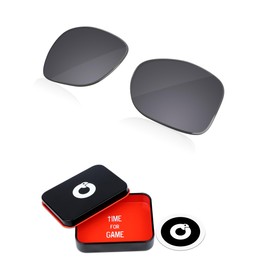 OWORK Polycarbonate Replacement Lenses for Spy Optic Logan Sunglass - Metallic Silver