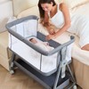 3-in-1 Baby Bassinet Bedside Sleeper with Wheels Bedside Bassinet for