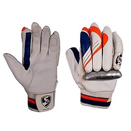 SG Campus Cricket Batting Gloves | Multicolor | Size: Youth | for Left-Hand Batsman