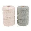 Rayher Macrame yarn, 2.2 mm diameter, set of 2 spools