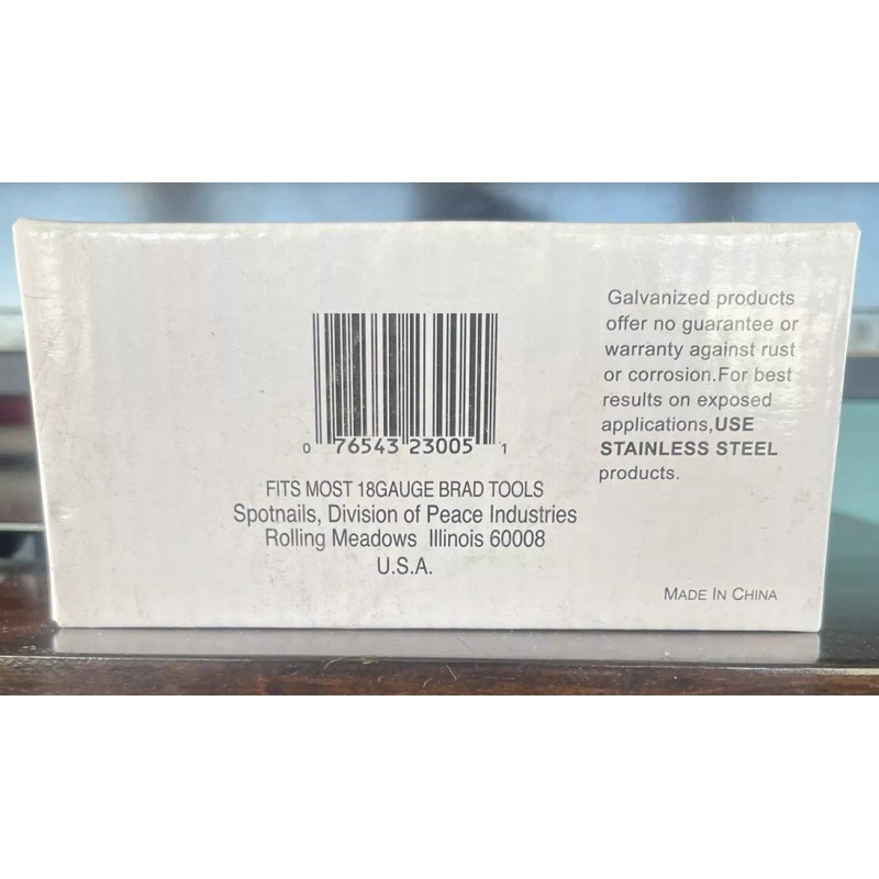 Spotnails 18516 - 18 Gauge 1" Brad Nails Brads (5,000)