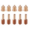 Vaphy 5pcs 212724 Electrode 5pcs 212726 Nozzle Tip Fit for