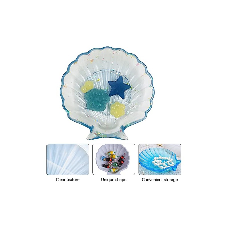 2 moldes de resina FineGood, molde de silicona para plato