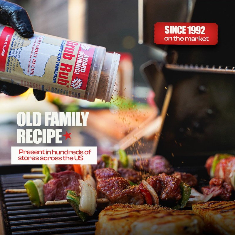 Grub Rub BBQ Blend – Award-Winning Seasoning Family Recipe For