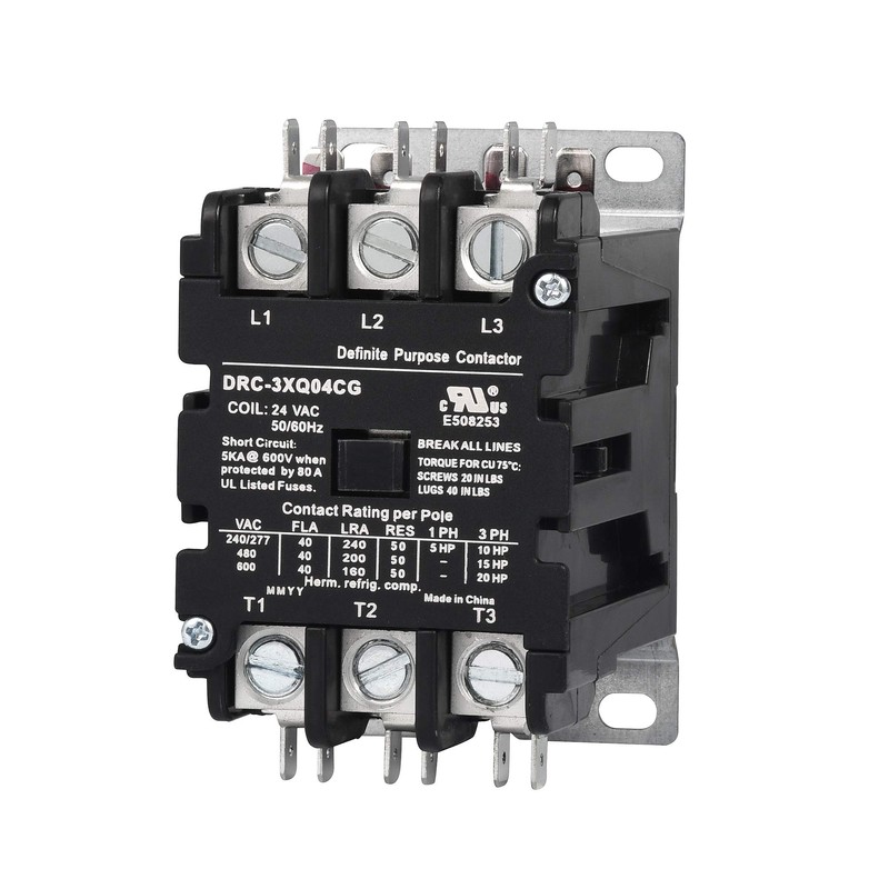 SUNLEE 3 Pole 40 Amp contactor 240V coil UL Recognized