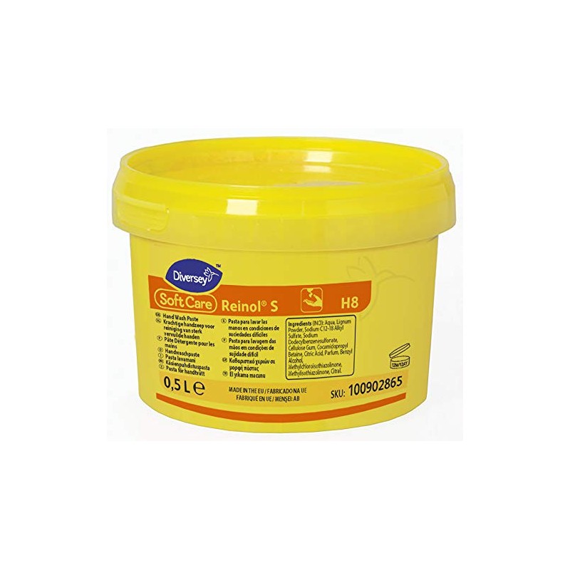 Diversey 100902865 Soft Care REINOL S, Handwaschpaste mit natürlichem Reibemittel,