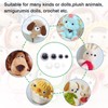 TOAOB 50pcs Wiggle Googly Eyes 10 to 18mm Black White