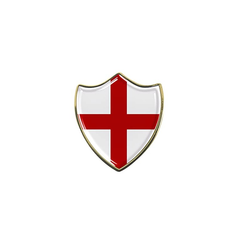 Capricornone England Flag School Shield Badge