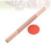 CIYODO Ridged Rolling Pin for Baking Wooden Pasta Rolling Stick
