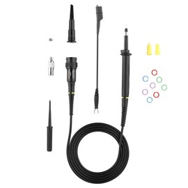 BNC Oscilloscope Probe Head 250MHz 100X High Voltage Oscilloscope Probe 2000Vp-p P4250 Oscilloscope Accessory Test Lead Set